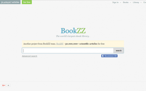 Best Alternatives ebook sites for Bookzz.org