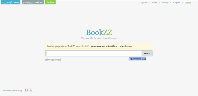 Best Alternatives ebook sites for Bookzz.org